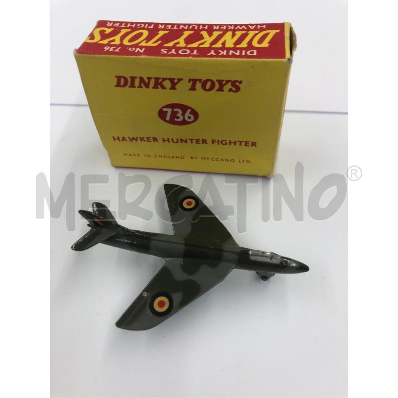 MODELLINO DINKY TOYS HAWKER HUNTER  | Mercatino dell'Usato Roma somalia 1