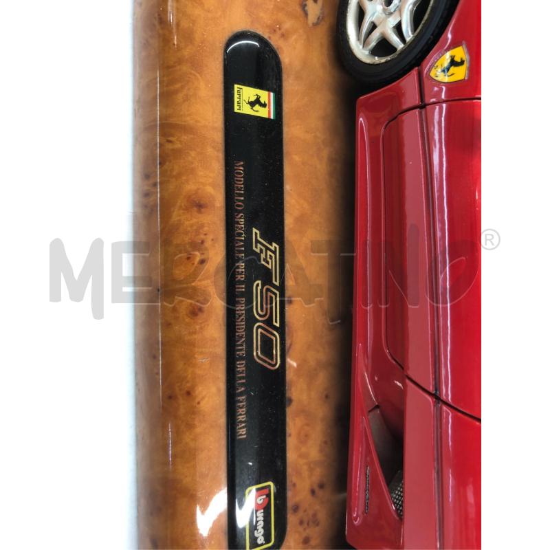 MODELLINO FERRARI BURAGO F50 SPECIAL BASE LEGNO | Mercatino dell'Usato Roma somalia 5
