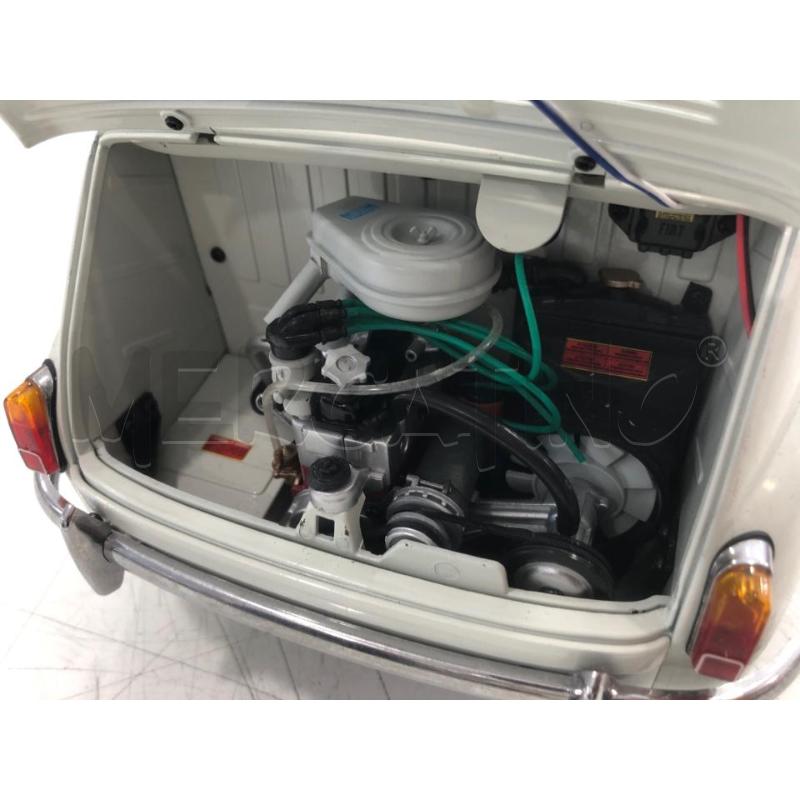 MODELLINO FIAT 600D BIANCA HACHETTE METALLO | Mercatino dell'Usato Roma somalia 4