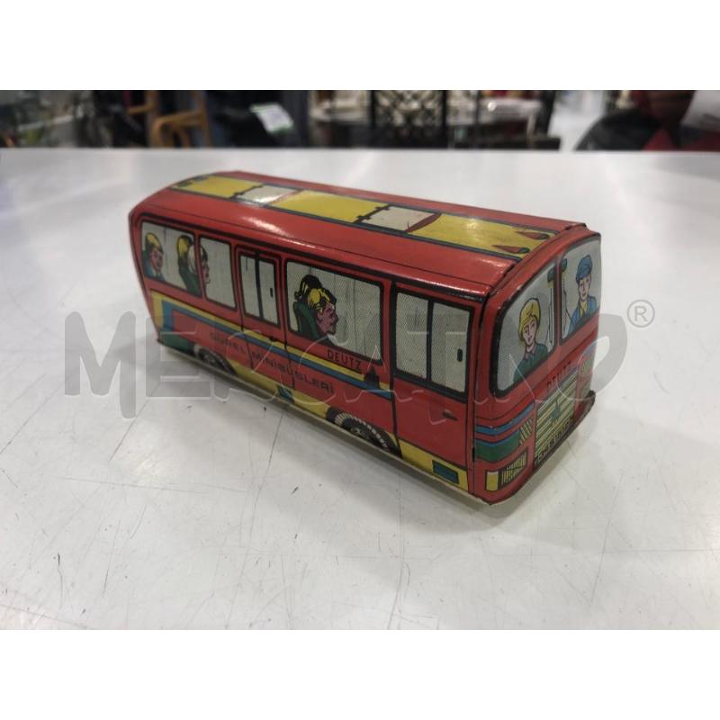 MODELLINO LATTA MINIBUS ROSSO TURKOMALI | Mercatino dell'Usato Roma somalia 1
