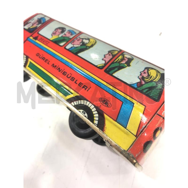 MODELLINO LATTA MINIBUS ROSSO TURKOMALI | Mercatino dell'Usato Roma somalia 2