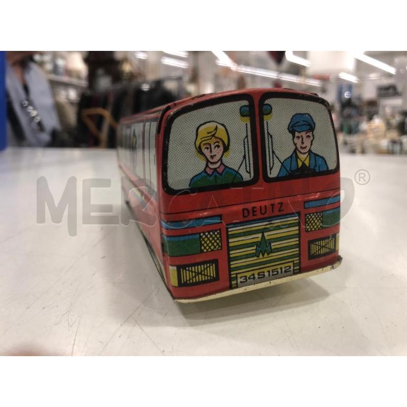 MODELLINO LATTA MINIBUS ROSSO TURKOMALI | Mercatino dell'Usato Roma somalia 4