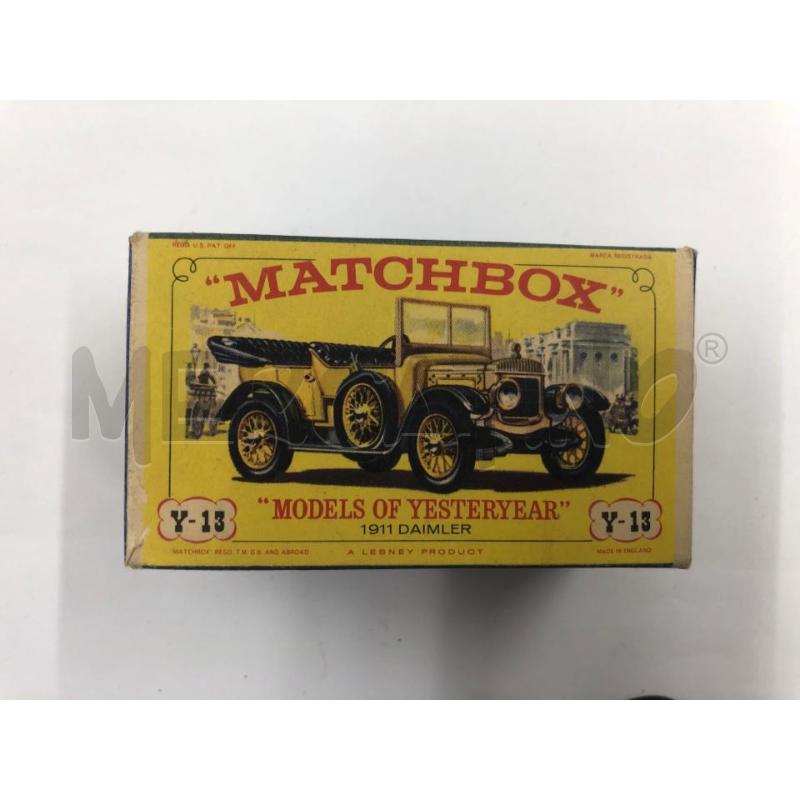 MODELLINO MATCHBOX 1911 DAIMLER GIALLA CON SCATOLA | Mercatino dell'Usato Roma somalia 2