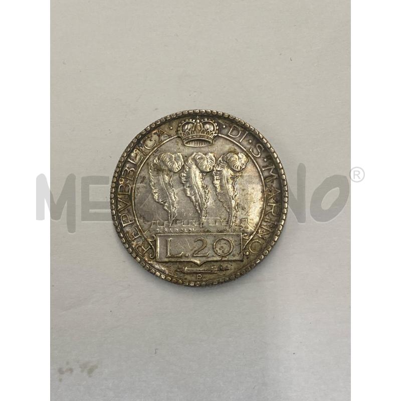 MONETA 20 LIRE SAN MARINO 1931 | Mercatino dell'Usato Roma somalia 2