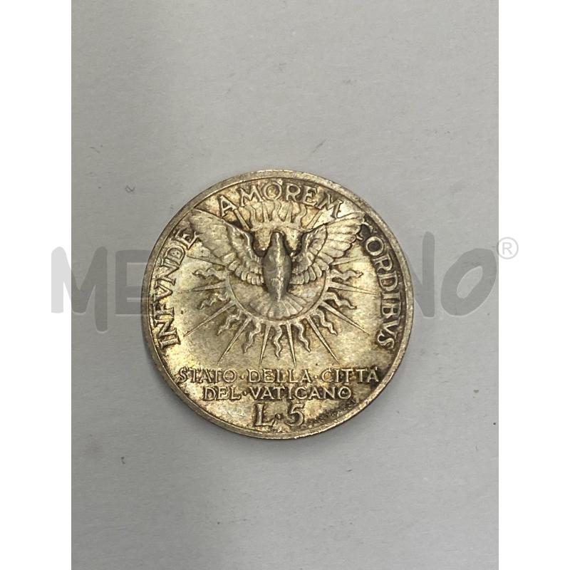 MONETA 5 LIRE SEDE VACANTE 1939 | Mercatino dell'Usato Roma somalia 1