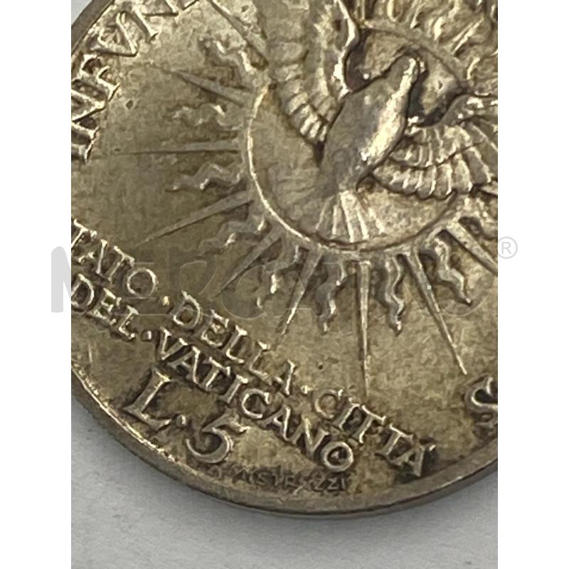 MONETA 5 LIRE SEDE VACANTE 1939 | Mercatino dell'Usato Roma somalia 3