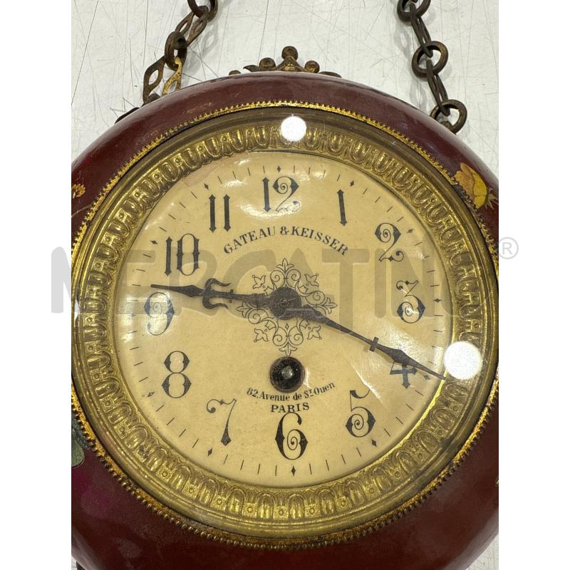 OROLOGIO CARICA ROSSO FIORI | Mercatino dell'Usato Roma somalia 2