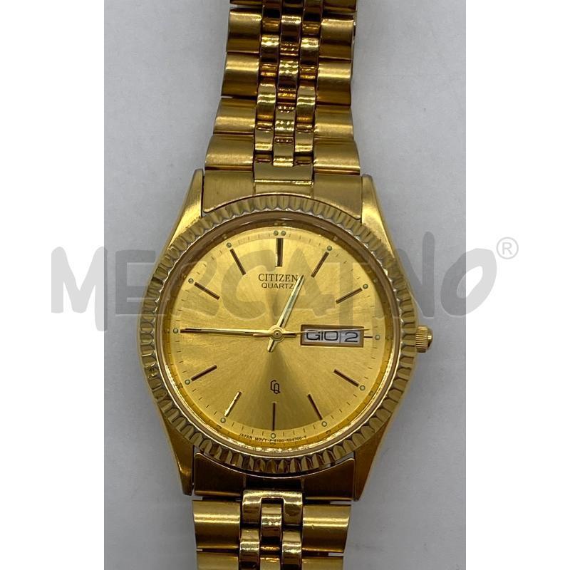 OROLOGIO DA POLSO CITIZEN QUARTZ ACCIAIO DORATO | Mercatino dell'Usato Roma somalia 1