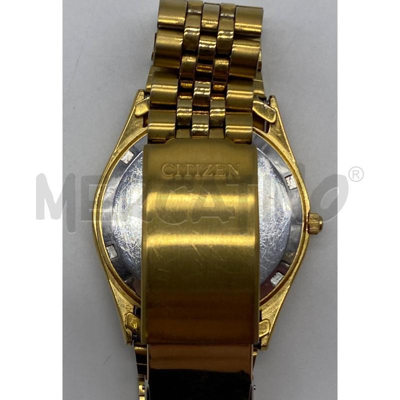 OROLOGIO DA POLSO CITIZEN QUARTZ ACCIAIO DORATO | Mercatino dell'Usato Roma somalia 3