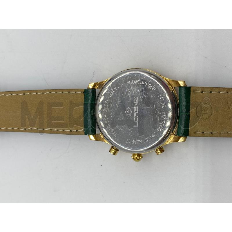 OROLOGIO DA POLSO LORENZ CHRONOGRAPH VERDE | Mercatino dell'Usato Roma somalia 3