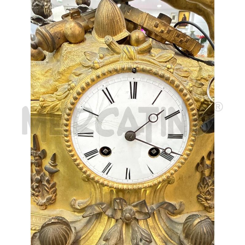 OROLOGIO PARIGINA DORATO CAVALIERE CON CAVALLO | Mercatino dell'Usato Roma somalia 2