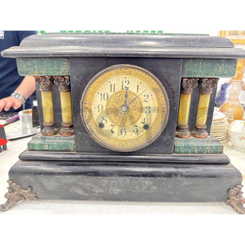 OROLOGIO PARIGINA LEGNO LEONI COLONNE | Mercatino dell'Usato Roma somalia 1