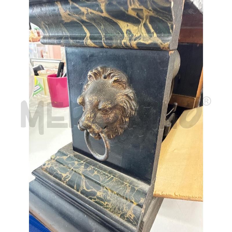 OROLOGIO PARIGINA LEGNO NERO COLONNE VERDI | Mercatino dell'Usato Roma somalia 4