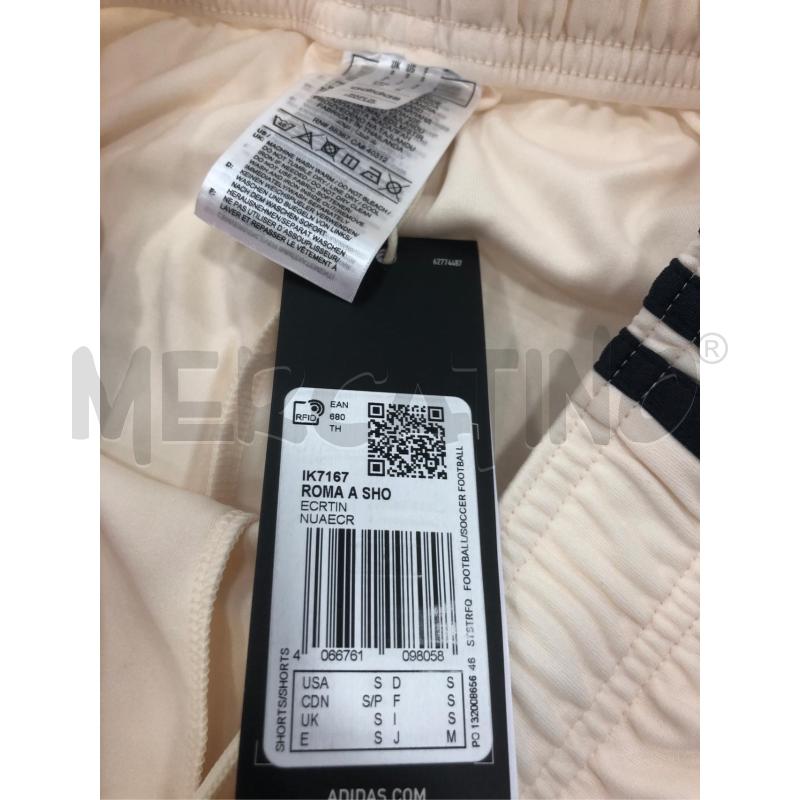 PANTALONCINO AS ROMA BEIGE 23/24 | Mercatino dell'Usato Roma somalia 3