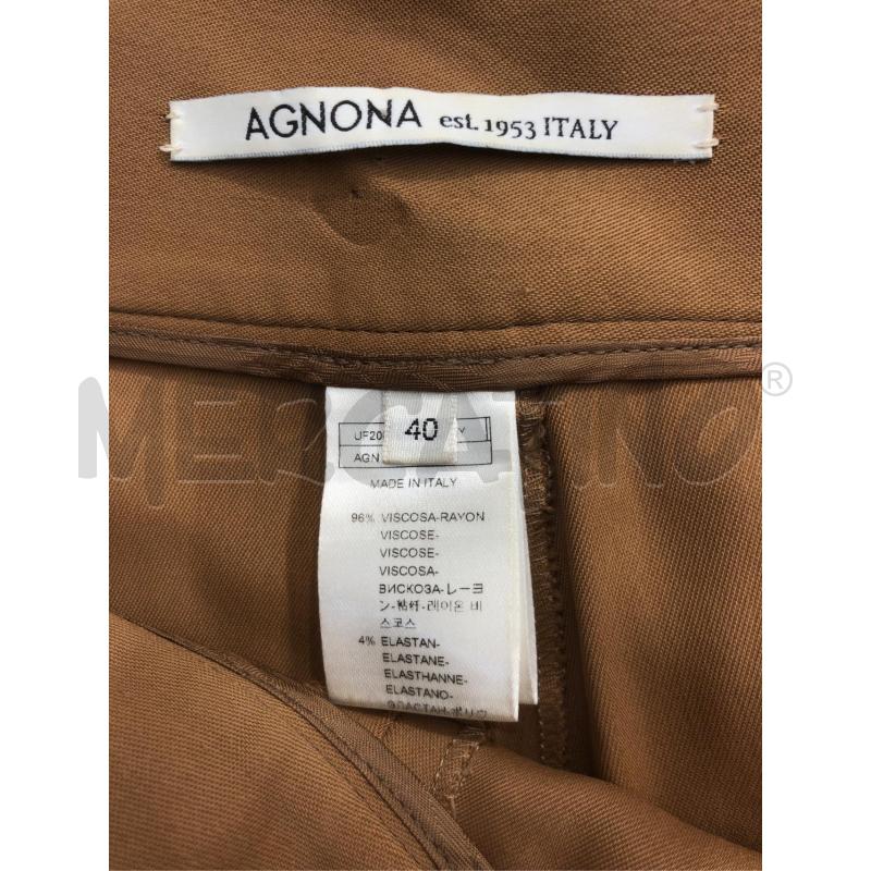 PANTALONE DONNA AGNONA CAMMELLO  | Mercatino dell'Usato Roma somalia 5