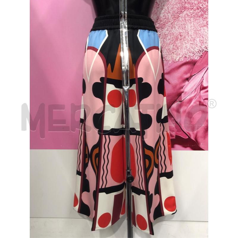 PANTALONE DONNA ART 365 MARELLA NERO ROSA | Mercatino dell'Usato Roma somalia 4