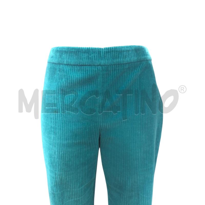 PANTALONE DONNA BOUTIQUE MOSCHINO VERDE COSTINE | Mercatino dell'Usato Roma somalia 2