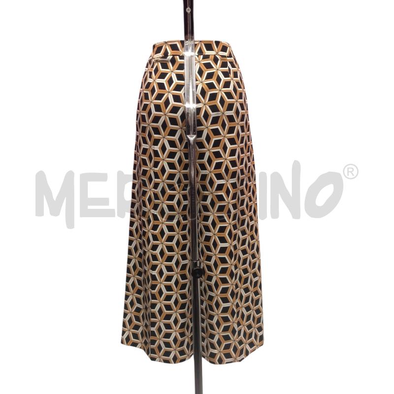 PANTALONE DONNA EMME MARELLA NERO MARRONE BIANCO FANTSIA  | Mercatino dell'Usato Roma somalia 4