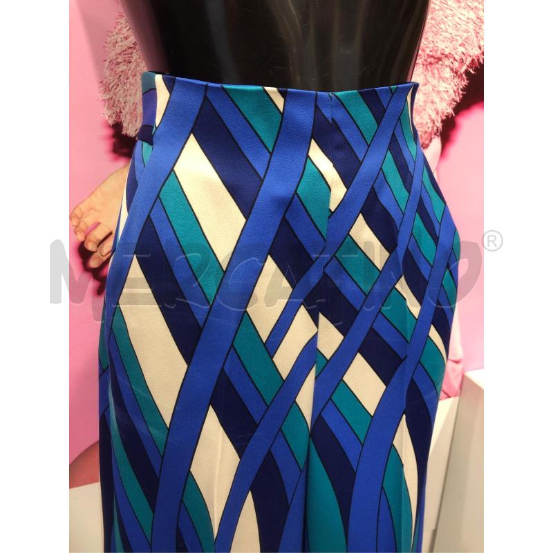 PANTALONE DONNA MARELLA BLU VERDE ACQUA  | Mercatino dell'Usato Roma somalia 2