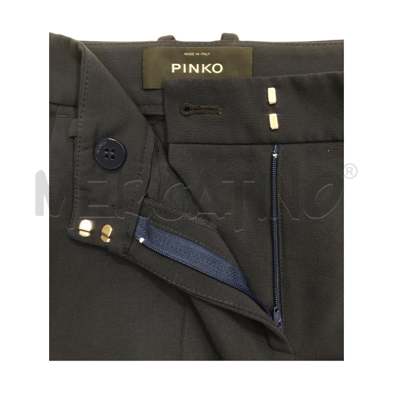 PANTALONE DONNA PINKO BLU NAVY AMPIO | Mercatino dell'Usato Roma somalia 3