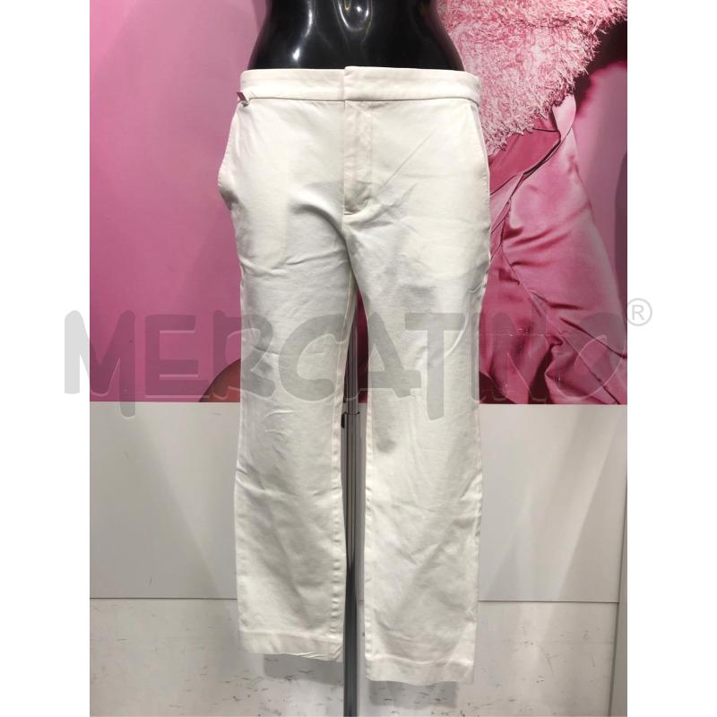 PANTALONE DONNA RALPH LAUREN BIANCO | Mercatino dell'Usato Roma somalia 1