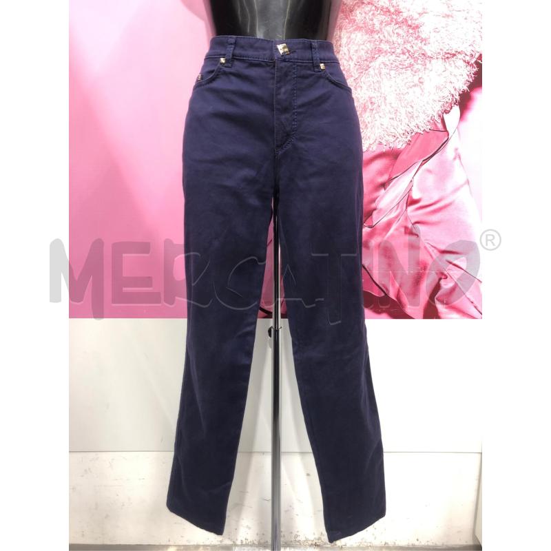 PANTALONE DONNA ROBERTO CAVALLI BLU | Mercatino dell'Usato Roma somalia 1