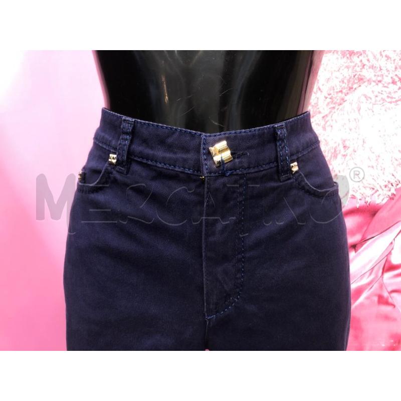 PANTALONE DONNA ROBERTO CAVALLI BLU | Mercatino dell'Usato Roma somalia 2