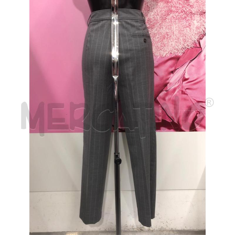 PANTALONE DONNA S.E. MAX MARA GRIGIO GESSATO  | Mercatino dell'Usato Roma somalia 4