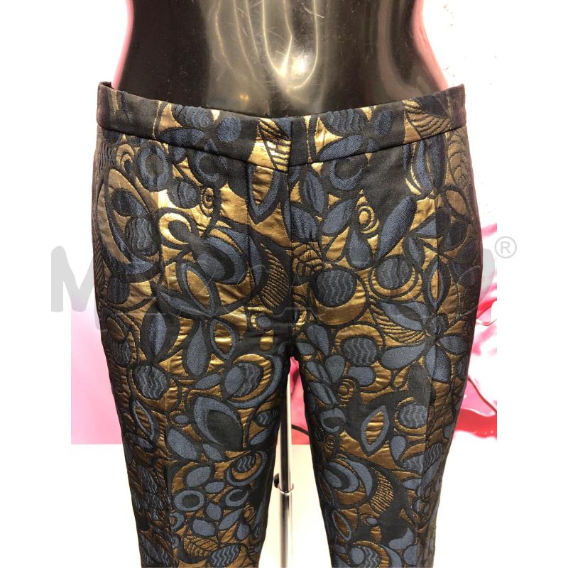 PANTALONE DONNA S'MAX MARA BLU DORATO | Mercatino dell'Usato Roma somalia 2