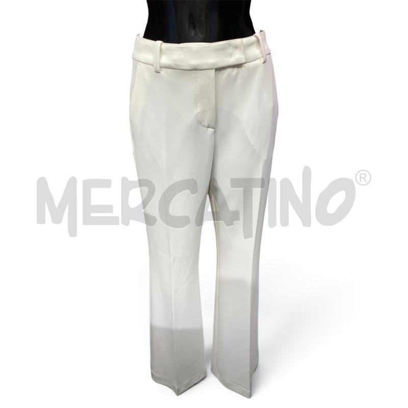 PANTALONE DONNA TRUSSARDI BIANCO | Mercatino dell'Usato Roma somalia 1