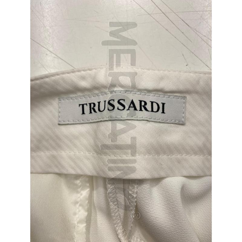 PANTALONE DONNA TRUSSARDI BIANCO | Mercatino dell'Usato Roma somalia 4