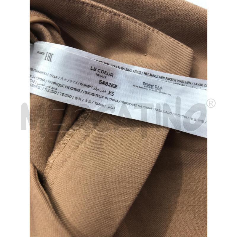 PANTALONE DONNA TWIN SET MARRONE  | Mercatino dell'Usato Roma somalia 5