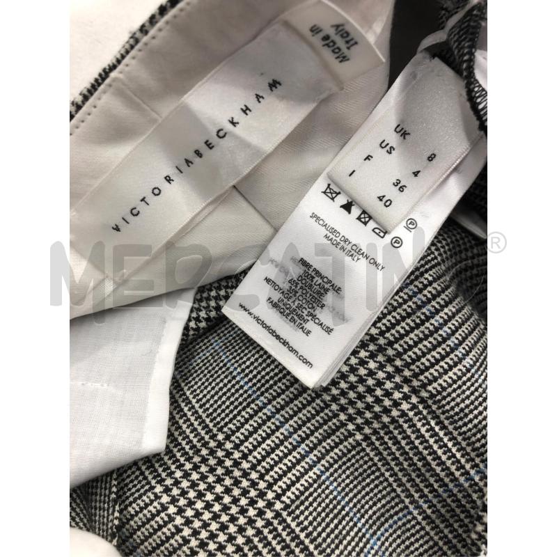 PANTALONE DONNA VICTORIA BECKHAM GRIGIO PRINC GALLES  | Mercatino dell'Usato Roma somalia 5