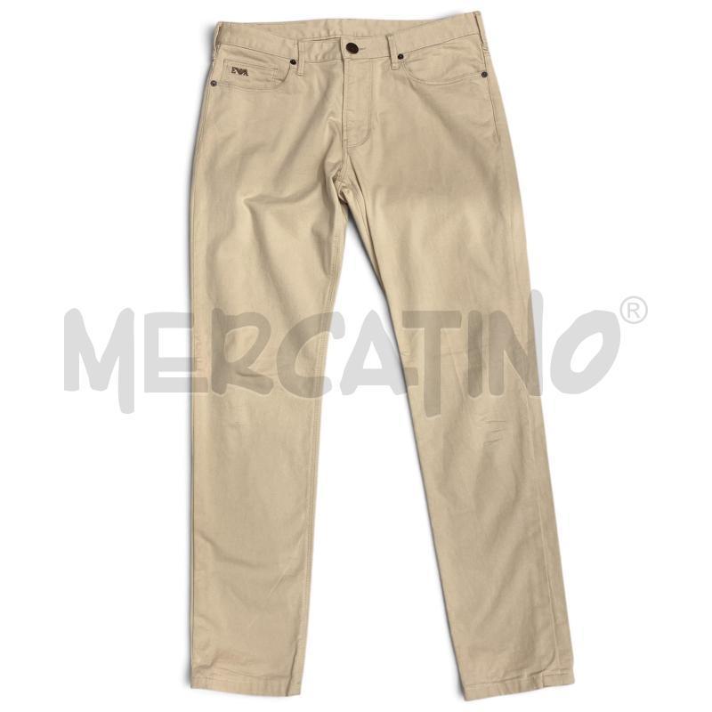 PANTALONE UOMO EMPORIO ARMANI BEIGE | Mercatino dell'Usato Roma somalia 1