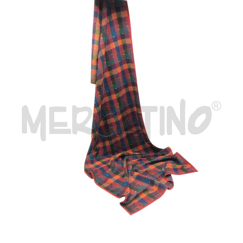 PASHMINA DONNA MISSONI ROSSO QUADRI  | Mercatino dell'Usato Roma somalia 1