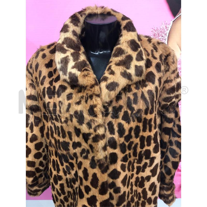 PELLICCIA LAPIN ANIMALIER MARRONE  | Mercatino dell'Usato Roma somalia 2