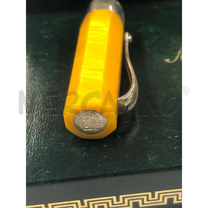 PENNA ROLLER MONTEGRAPPA 1912 MICRA RESINA GIALLA | Mercatino dell'Usato Roma somalia 4