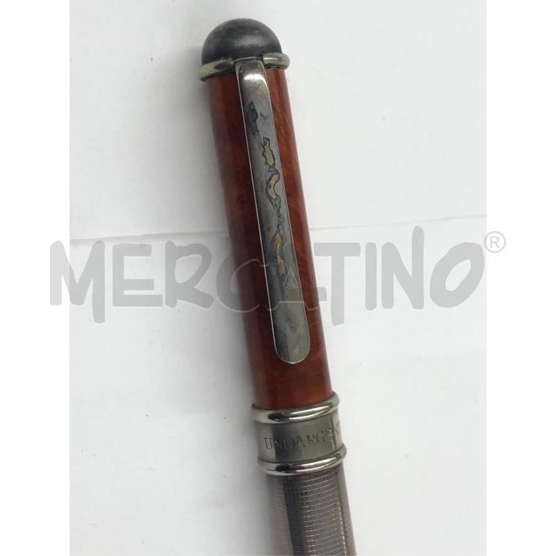 PENNA SCATTO UNOARGENTO LEGNO E CROMO | Mercatino dell'Usato Roma somalia 2
