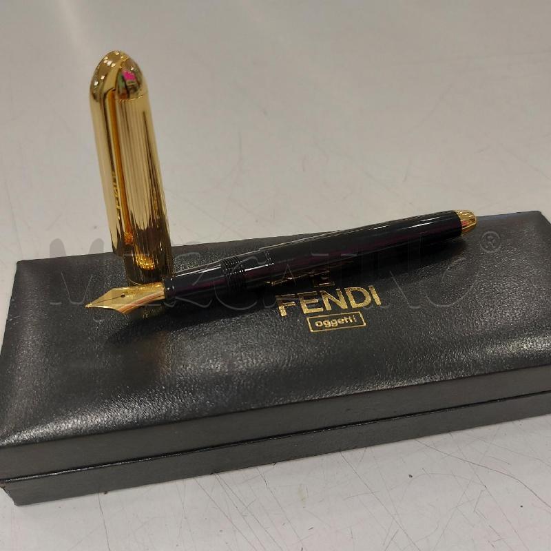 PENNA STILO FENDI NERA/ORO | Mercatino dell'Usato Roma somalia 3