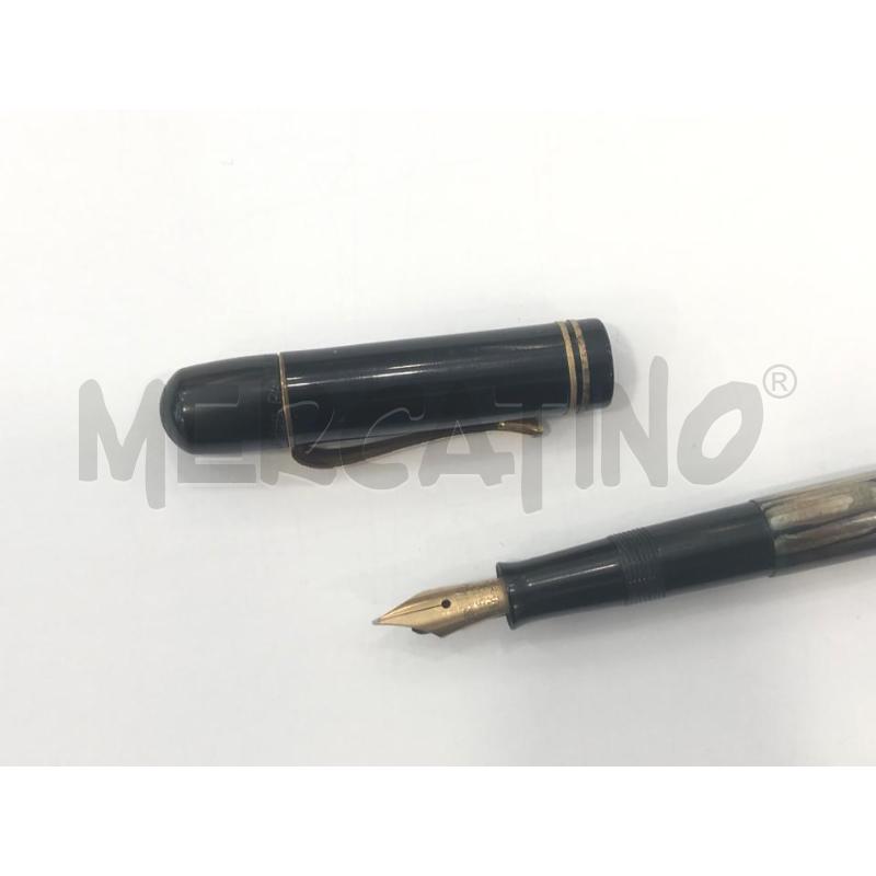 PENNA STILO PELIKAN MARMORIZZATA GRIGIA VINTAGE | Mercatino dell'Usato Roma somalia 2