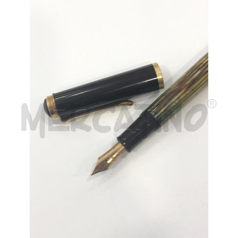 PENNA STILO PELIKAN OM DECORI LINEE VERDI  | Mercatino dell'Usato Roma somalia 2