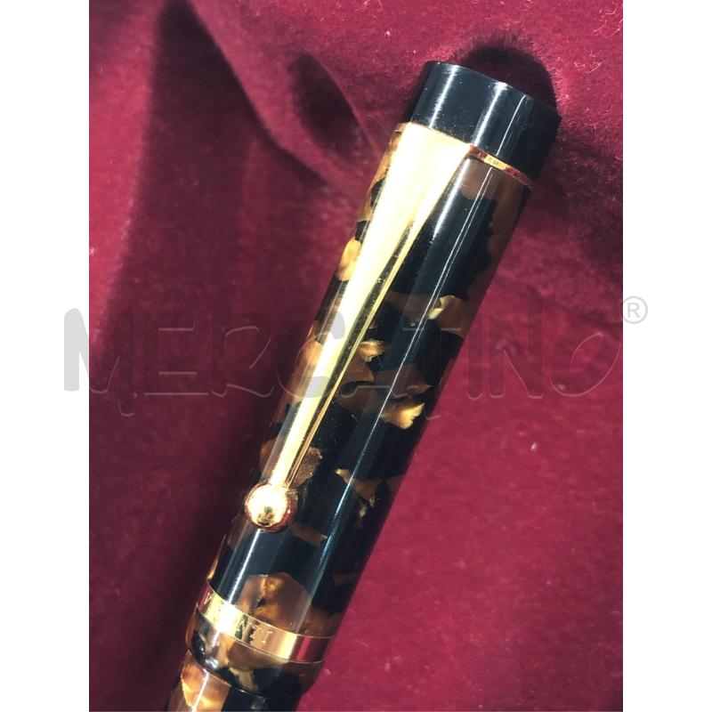 PENNA STILO VISCONTI TARTARUGTA MAZZONE NERA | Mercatino dell'Usato Roma somalia 3