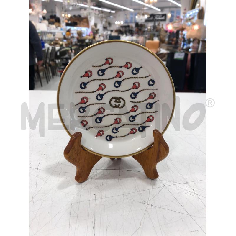 PIATTINO CER DEC ROSSO/BLU GUCCI | Mercatino dell'Usato Roma somalia 1