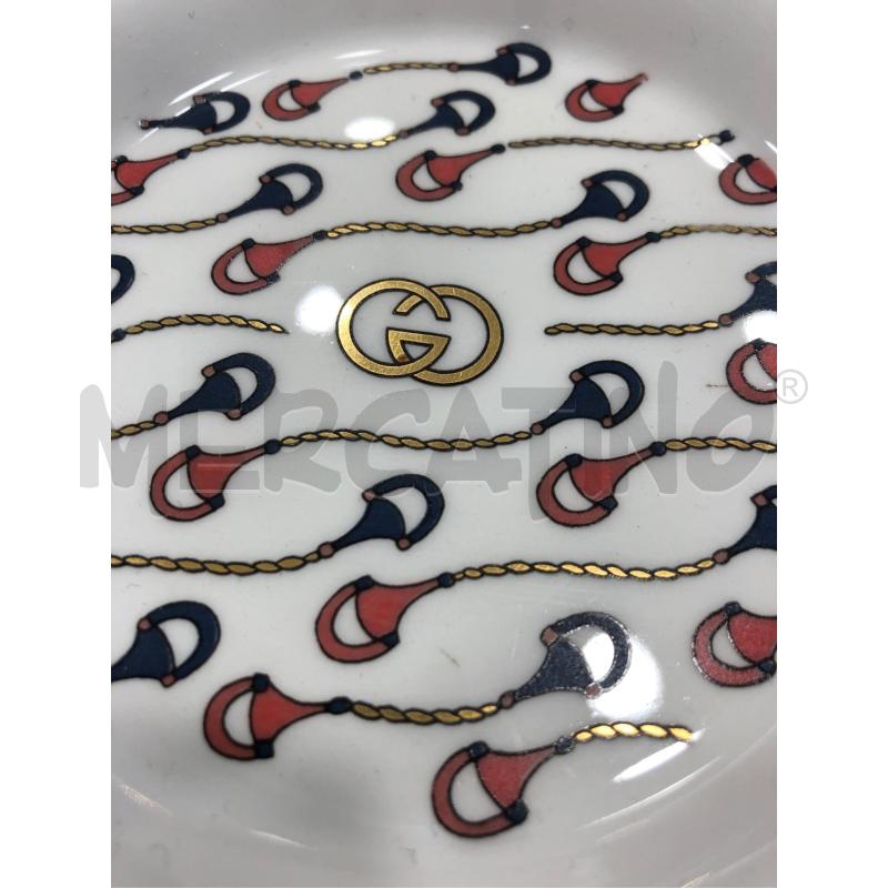 PIATTINO CER DEC ROSSO/BLU GUCCI | Mercatino dell'Usato Roma somalia 3