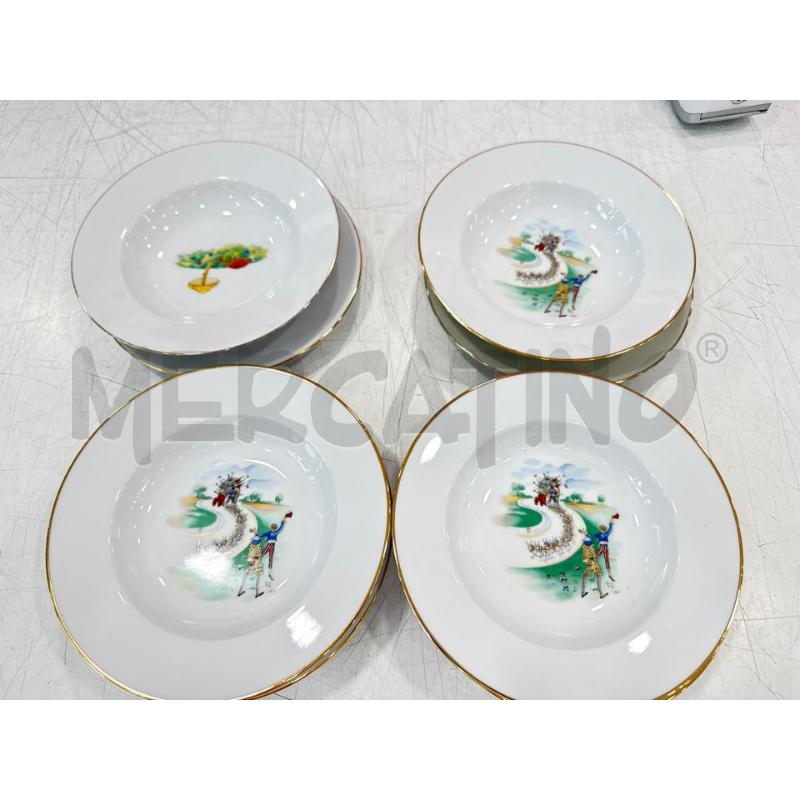PIATTI GINORI BAMBINI 4+4PZ.  | Mercatino dell'Usato Roma somalia 1