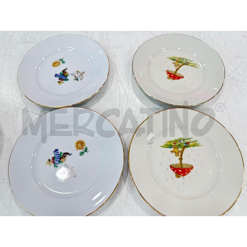 PIATTI GINORI BAMBINI 4+4PZ.  | Mercatino dell'Usato Roma somalia 2