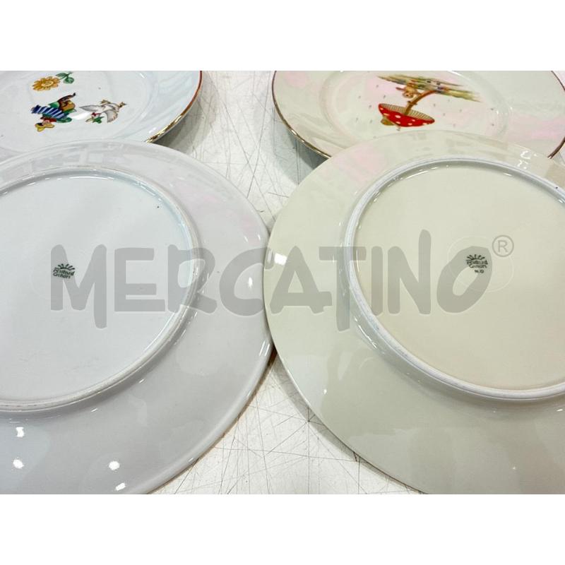 PIATTI GINORI BAMBINI 4+4PZ.  | Mercatino dell'Usato Roma somalia 3
