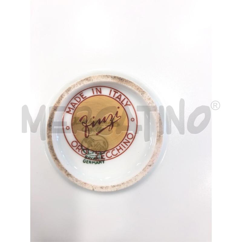 PIATTO PORC FINZI ORO ZECCHINO TURCHESE | Mercatino dell'Usato Roma somalia 3