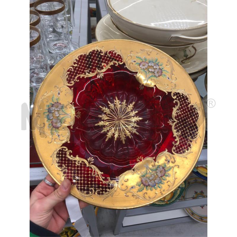PIATTO VENEZIA ROSSO ORO ZECCHINO | Mercatino dell'Usato Roma somalia 1