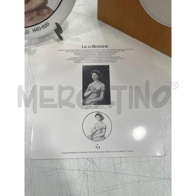 PIATTO  RAFFAELLO ANTONIO BUENO  | Mercatino dell'Usato Roma somalia 3